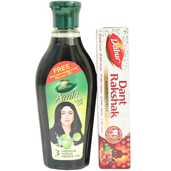 Dabur Amla Hair Oil Free Dabur Dant Rakshak Ayurvedic Paste 40 G